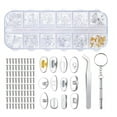 thumbnail image 1 of Glasses Nasal Pads for Glasses, Gel-Type Soft Silicone Nasal Pads and Air Chamber, Screw Nasal Pads Replacement Kit, 1 of 7