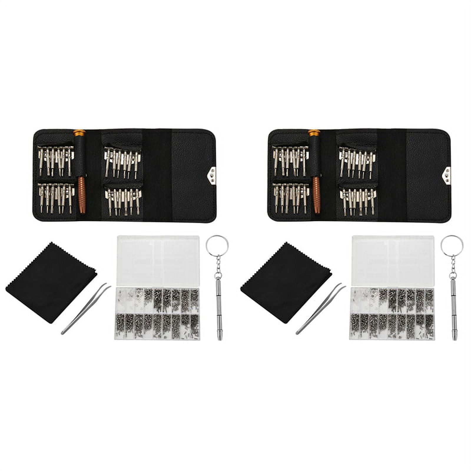 Eyeglass Repair Kit with 50Pcs Precision Eyeglass Screwdriver Set and