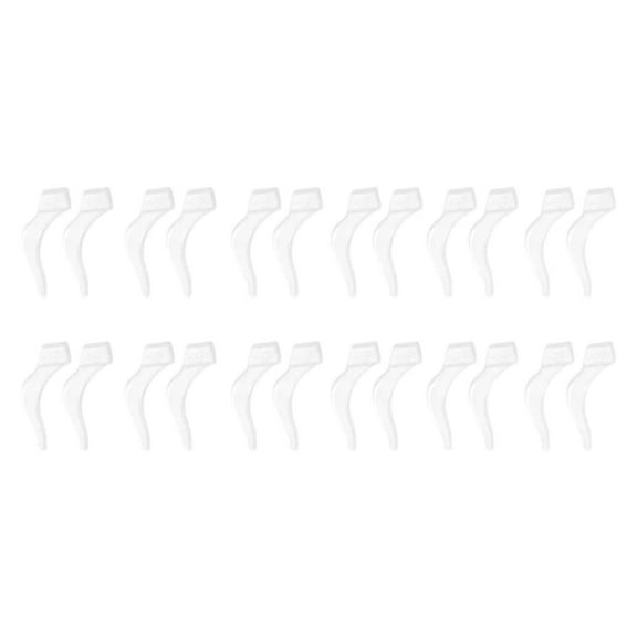 Eyeglass Retainer,24Pcs Silicone Slip Ear Hook,Anti Slip Ear Grips Hook,Flexible and Soft Silicone Hooks to Keep Glasses Secure,Ideal for Adults,Kids,and Active Lifestyles,D
