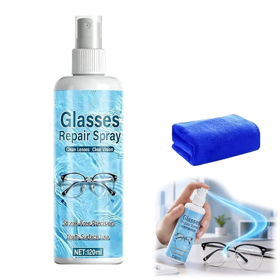 Eyeglass Scratch Remover Spray, Lens Scratch Repair for Glasses & Sunglasses (1 PCS)