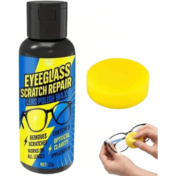 Eyeglass Scratch Remover Spray, Multipurpose Eyeglass Scratch Remover Spray, Eye Glass Cleaners Spray, Clearer Vision