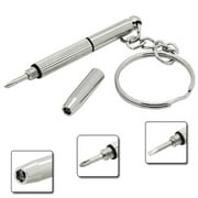 Eyeglass Screwdriver Repair Kit, Precision 3 in 1 Mini Screwdrivers Set Keychain Glasses, Sunglasses, Sunglass, Watch, Electronics, Jewelry, Eyeglasses, Flat Head, Phillips, Hex,1 Pcs