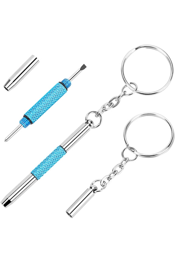 Eyeglass Screwdriver Repair Kit Precision 3 in 1 Mini Screwdrivers Set Keychain Glasses, Sunglasses, Sunglass, Watch, Electronics, Jewelry, Eyeglasses, Flat Head, Phillips, Hex