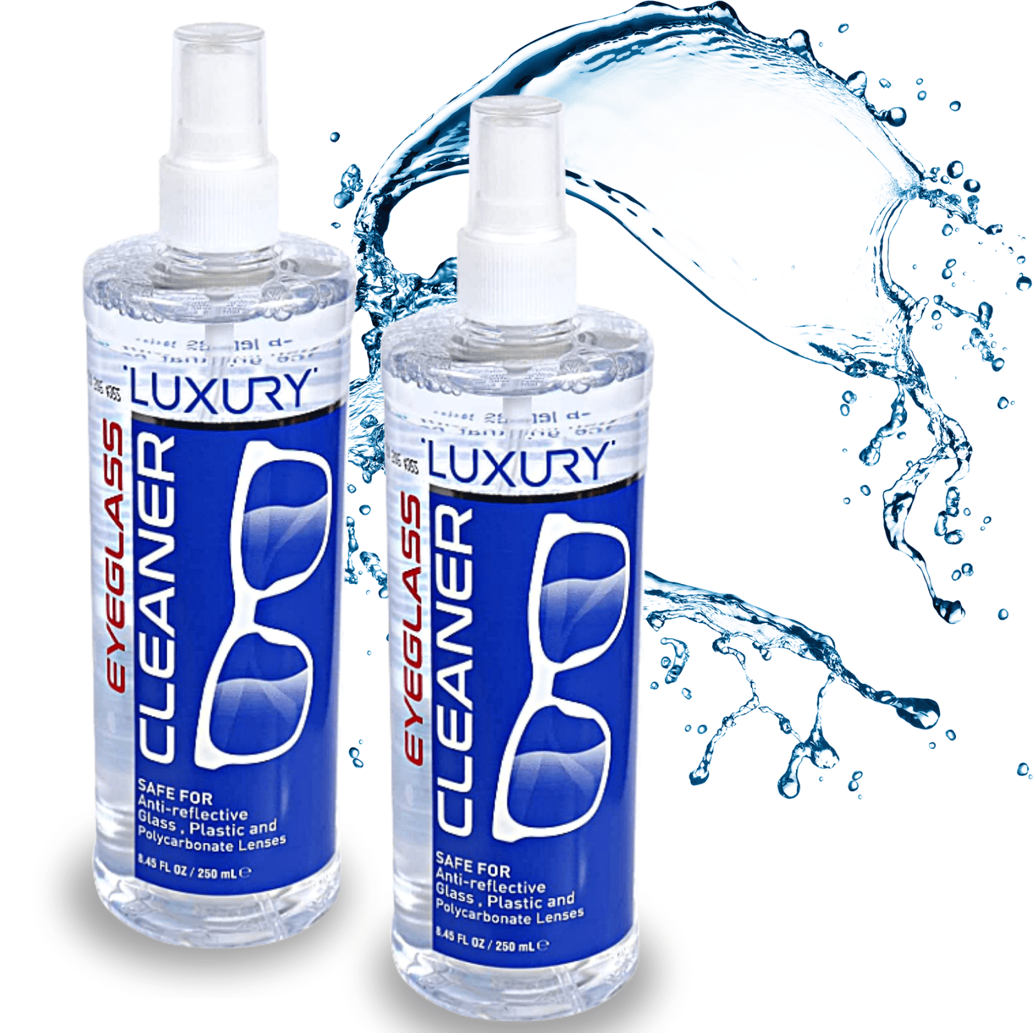 Eyeglass cleaner - Eye glasses Lens Cleaner, 8 oz. Spray Bottle - 3 Pack