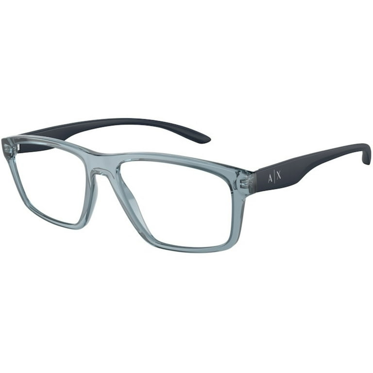 Transparent Eyeglasses Armani Exchange AX 3094 8237 Blue Shiny