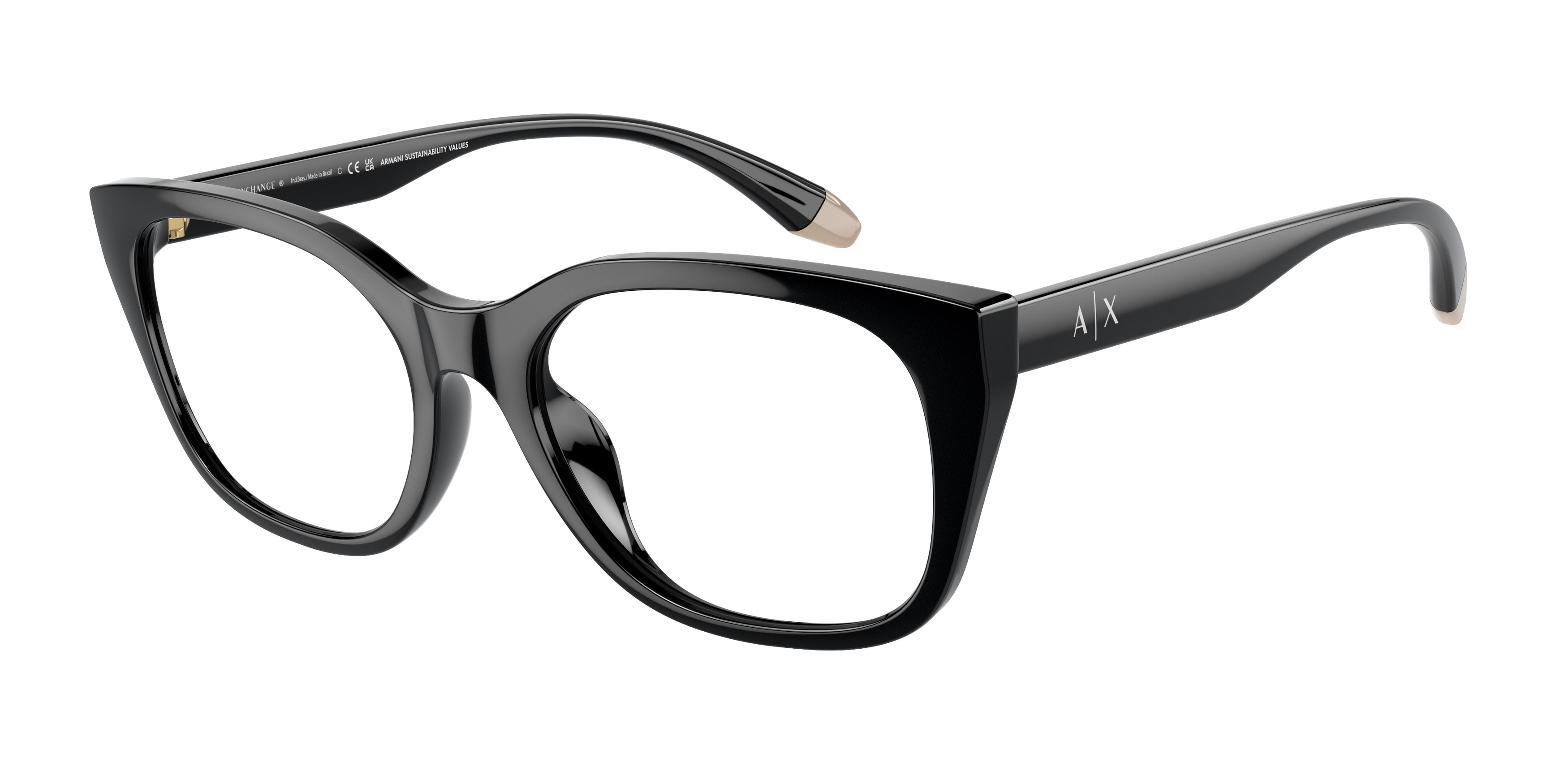 Eyeglasses Armani Exchange AX 3099 U 8158 Black - Walmart.com