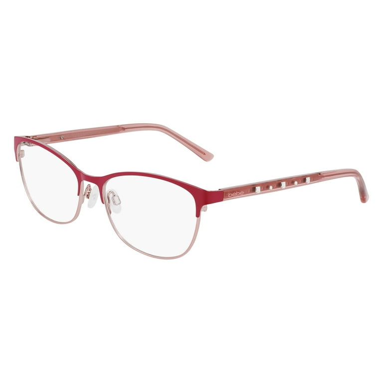 New shops BEBE Thrilling Berry Red Pillow BB5131 Womens Eyeglasses 52-16-135