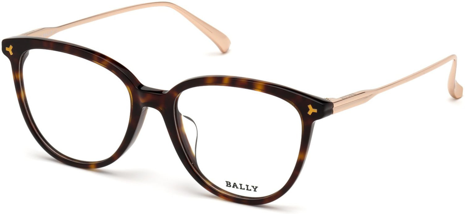 BALLY メガネフレーム BY5061-D-028-55 GOLD【レディース】 楽天市場】BALLY バリー メガネ 眼鏡 フレーム のみ BY5061-D/V