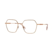 Burberry BE 1381 Metal Womens Irregular Eyeglasses Rose Gold 54mm Adult