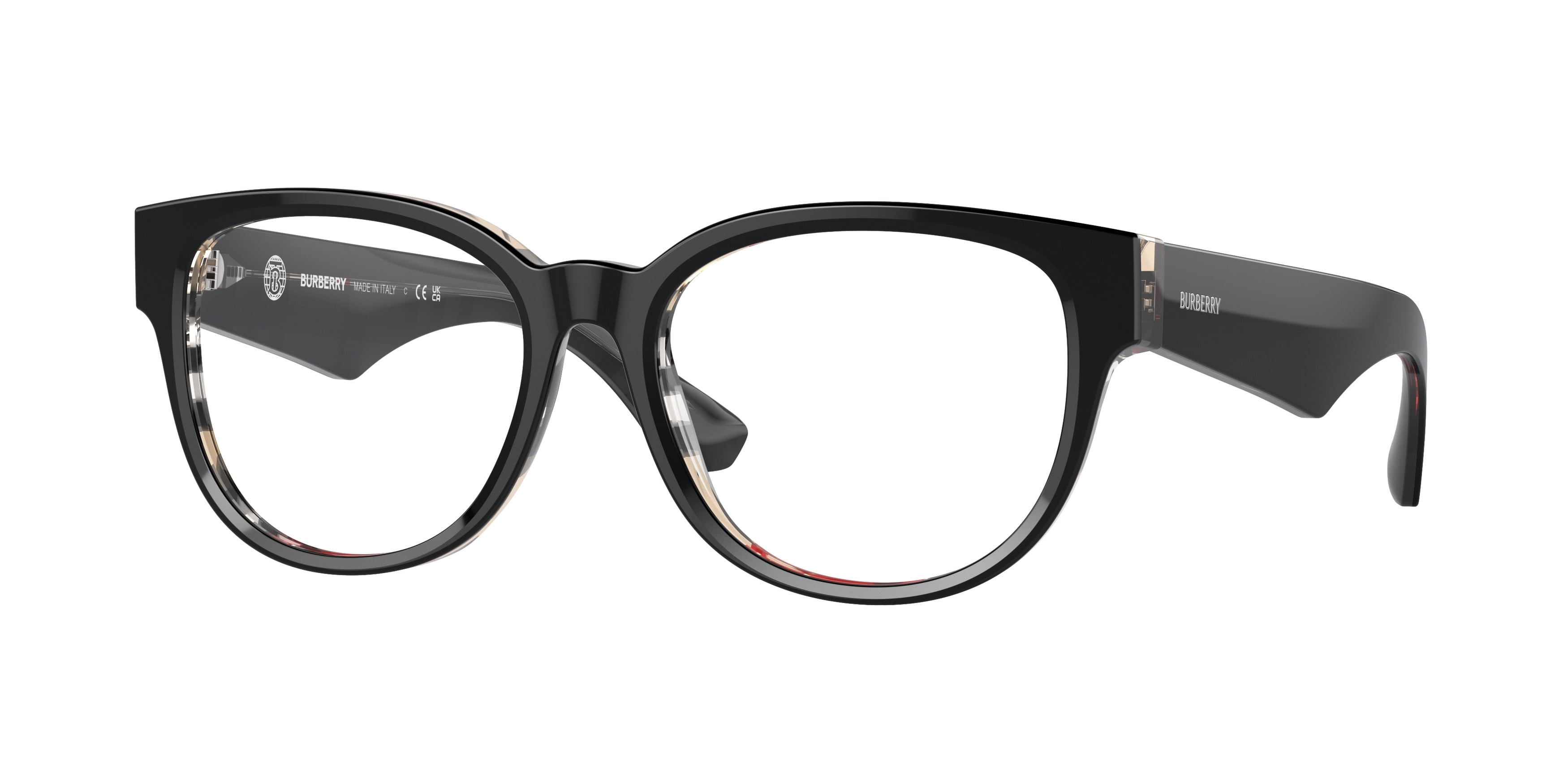 NWT Burberry 0BE2422F Black Rectangle 52mm Eyeglasses Burberry 0BE2073 Black Prescription Eyeglasses main image 4
