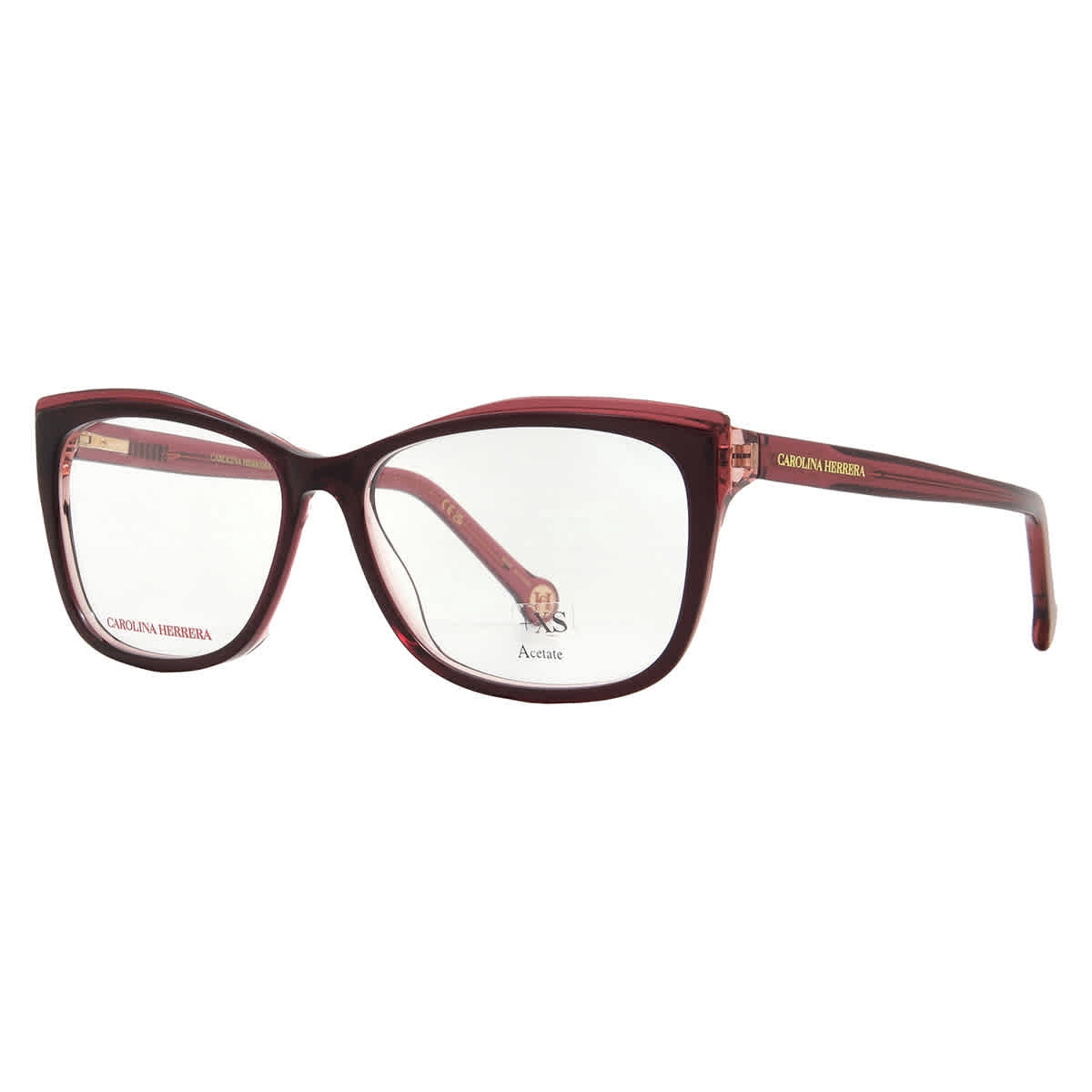 NWT Carolina Herrera HER-0104-Y11-55 Red 55mm Eyeglasses Carolina Herrera HER 0215/S C9A Sunglasses Red - eye-oo.com main image 4
