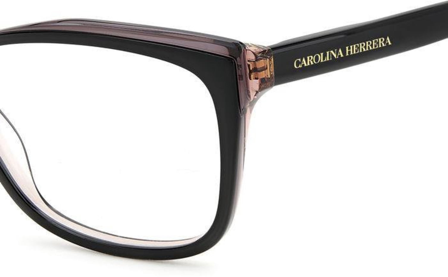 CAROLINA HERRERA HER-0208-0KDX-55 Eyeglasses Eye Glasses 0KDX BLACK Authentic Ne Carolina Herrera HER 0208 KDX Optical Frame Black Nude - eye  main image 2