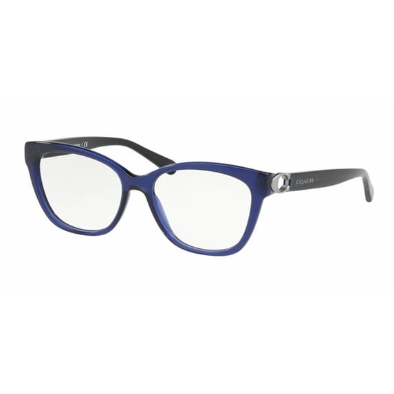 Eyeglasses Coach HC 6120 5110 Transparent Navy Full Rim