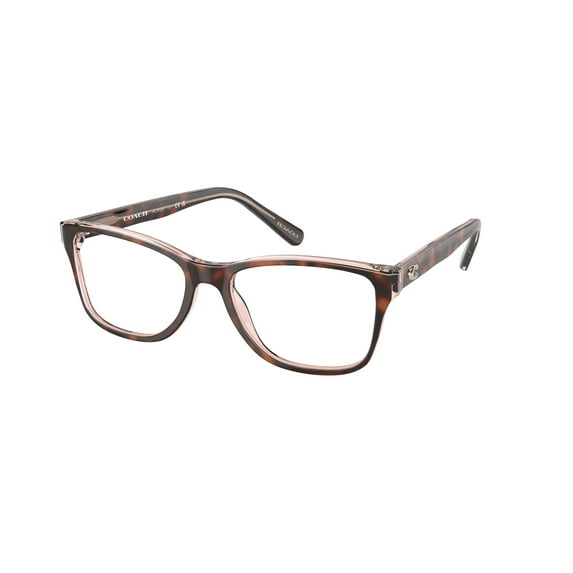 Eyeglasses Coach HC 6129 5727 Tortoise On Transparent Pink