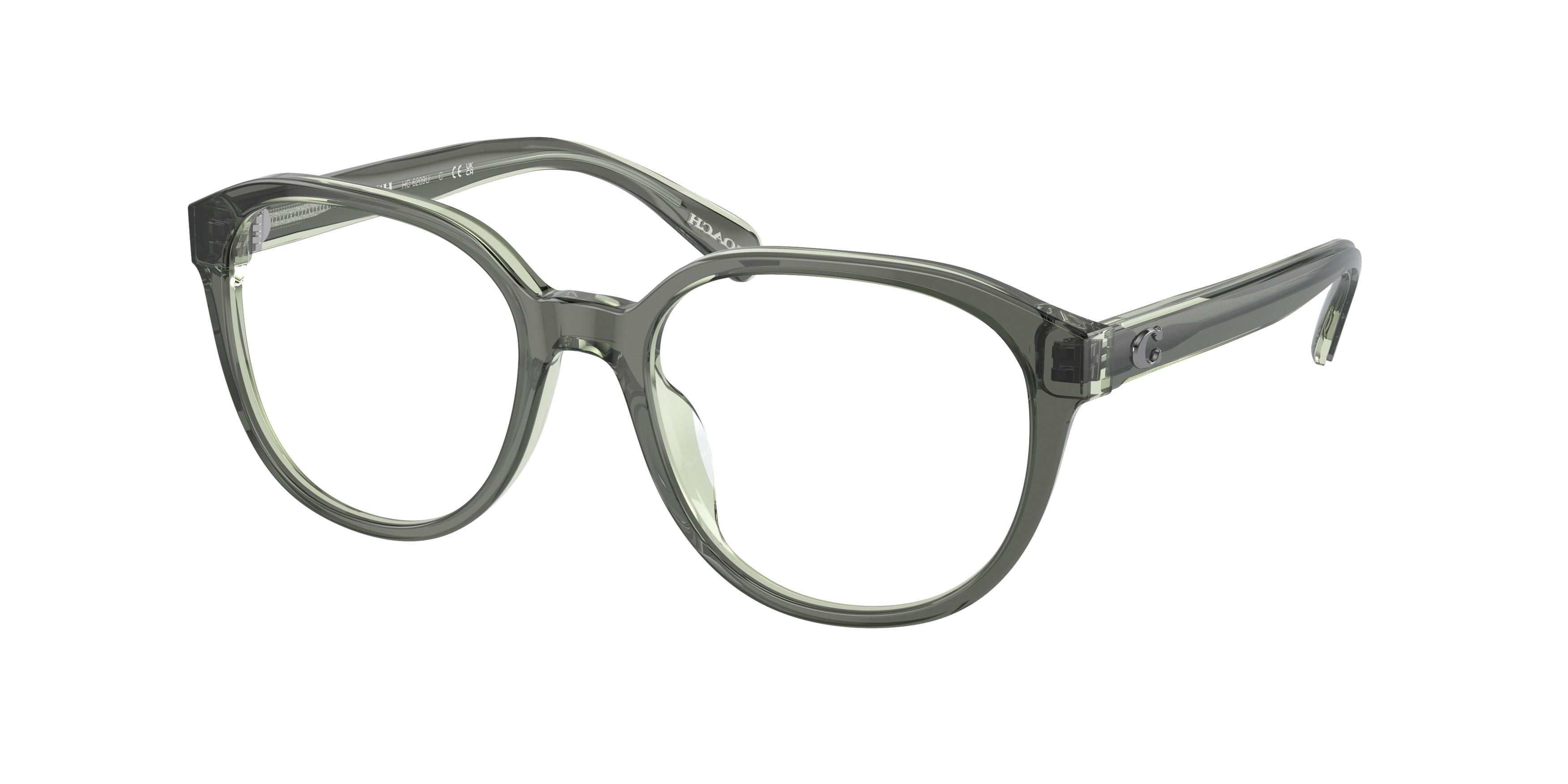 Coach HC62090 Eyeglasses Frames Case RXable 5746 Moss/Mint. NWT Coach HC6246U eyeglasses for women in Milky Moss main image 3