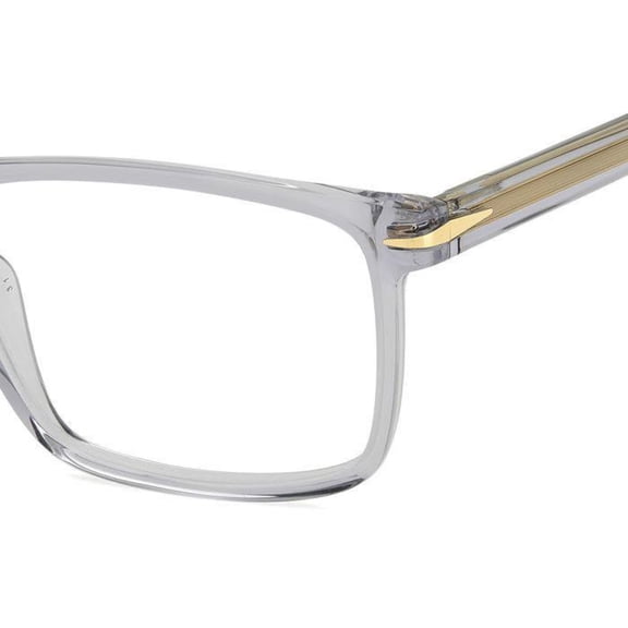 David Beckham DB 1020 0KB700 58mm Rectangle Eyeglass Frames Men's Grey