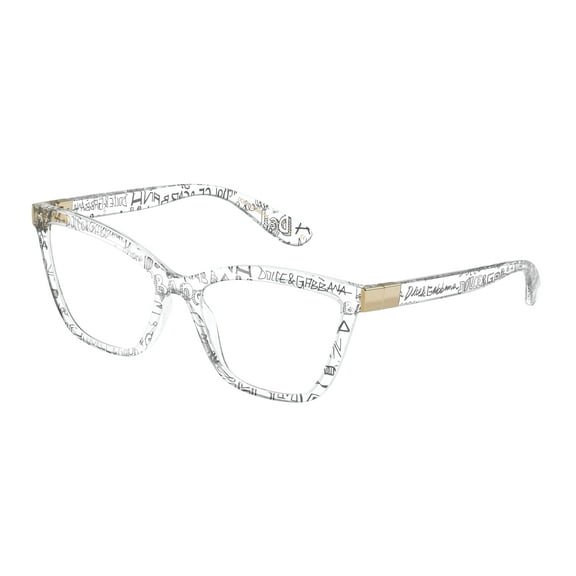 Eyeglasses Dolce & Gabbana DG 5076 3314 Transparent Graffiti