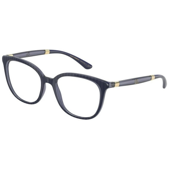 Eyeglasses Dolce & Gabbana DG 5080 3324 Chevron/Transparent Blue