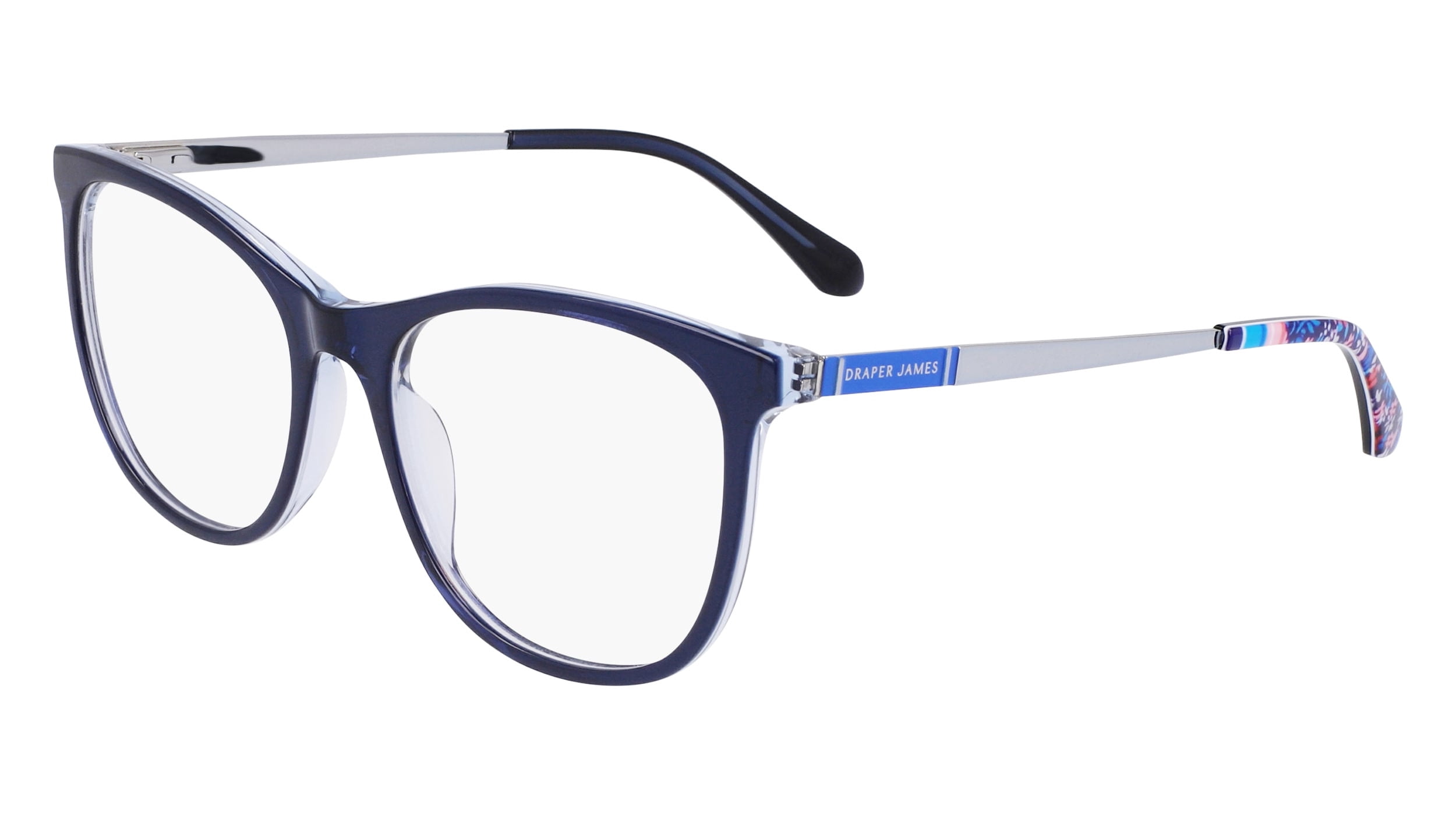Draper‎ James DJ7038 Sunglasses Indigo Blue Floral 56-17-140 Women\'s New In Case DJ7056 Sunglasses - Draper James Authorized Retailer  main image 4