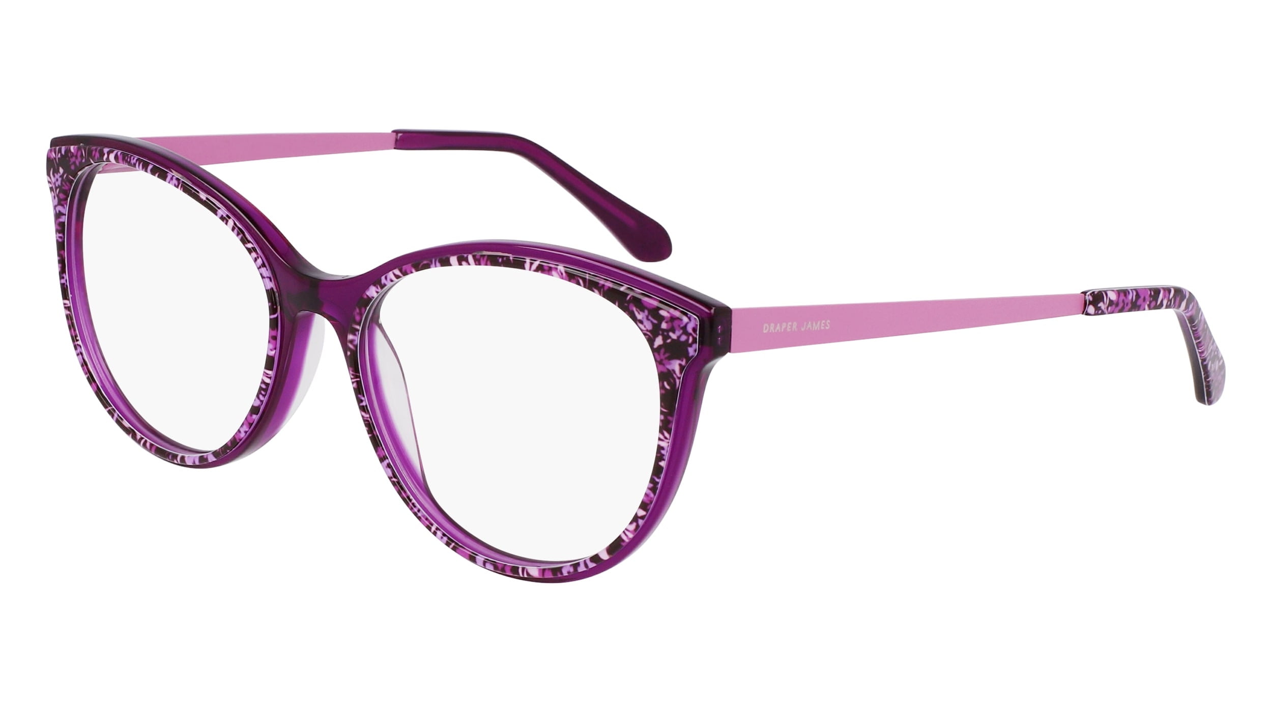 Eyeglasses Draper James DJ 5046 501 Plum Floral - Walmart.com