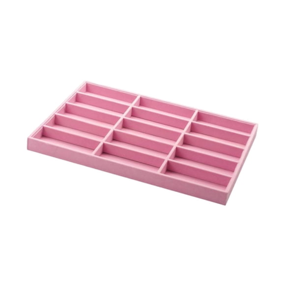 Eyeglasses Eyewear Storage Case Holder Container Stackable 15 Grid Sunglasses Storage Rack Stand Velvet for Home
