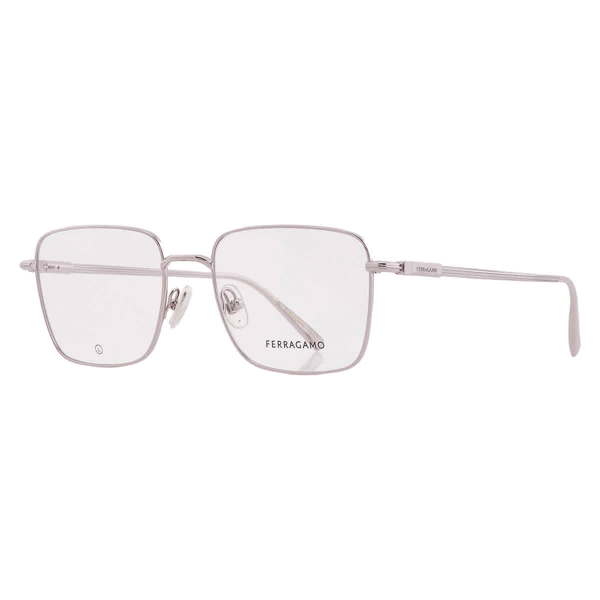 Salvatore Ferragamo SF2231 Eyeglasses Light Ruthenium Rectangular Ferragamo SF2231 21 - Light ruthenium Eyeglasses | LookerOnline main image 3