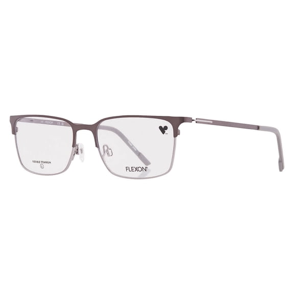 Flexon Demo Rectangular Men's Eyeglasses FLEXON E1147 070 55