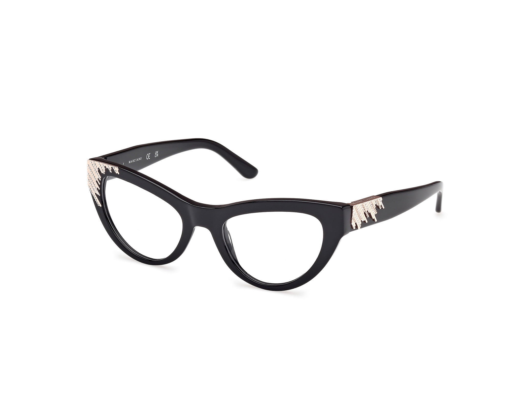 Guess By Marciano GM 604 Blk-35 Rimless Black Frame Gradient Lenses Guess By Marciano GM50001 Eyeglasses | Select Eyewear main image 2