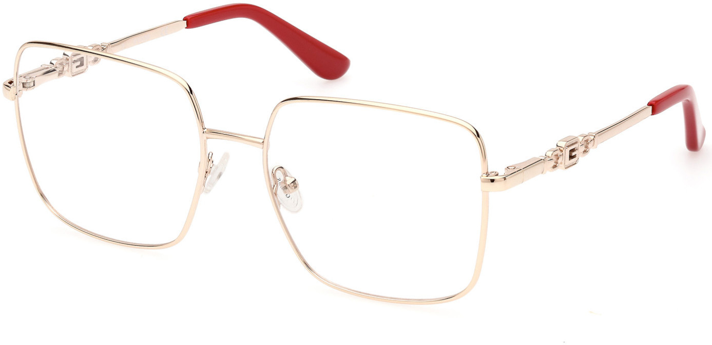 Eyeglasses Guess GU 2953 032 Shiny Pale Gold Walmart