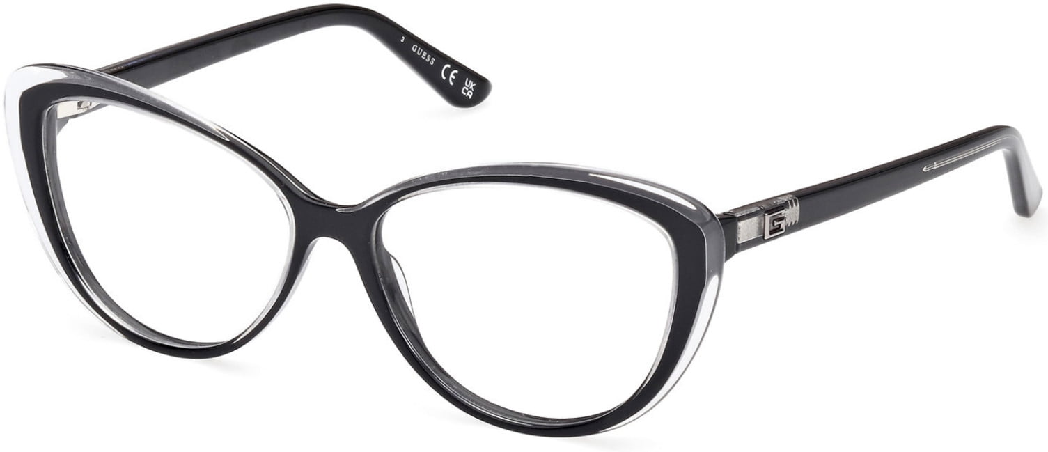 Eyeglasses Guess GU 2978 005 Black/Crystal / - Walmart.com
