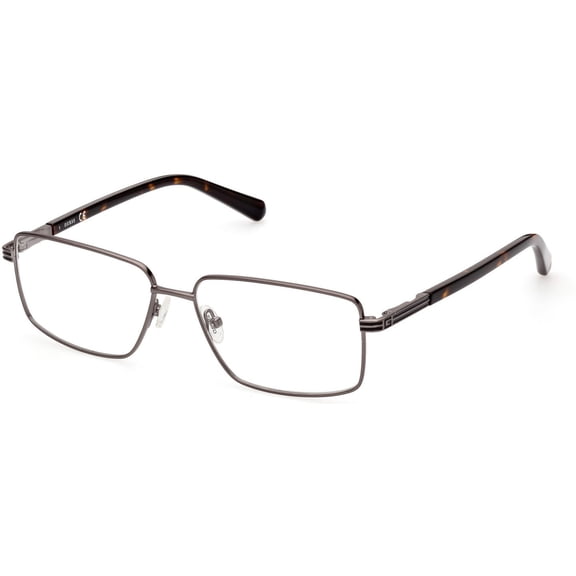 Eyeglasses Guess GU 50061 009 Matte Gunmetal / Dark Havana