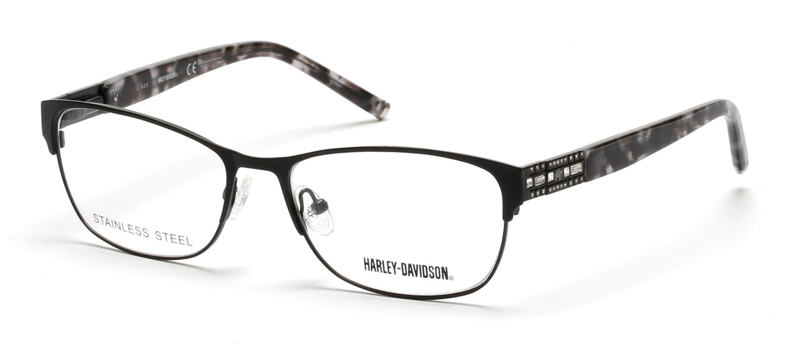 Eyeglasses Harley-Davidson HD 0540 002 Matte Black / Havana  display picture 1