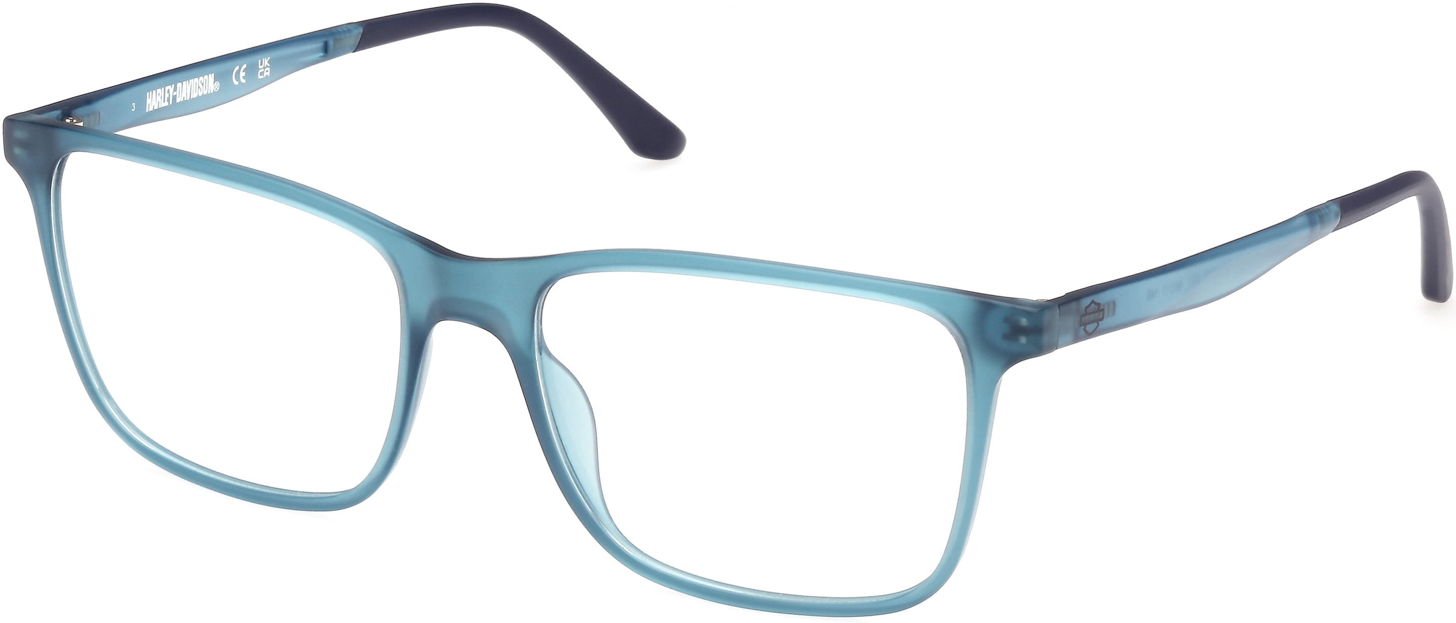 HARLEY-DAVIDSON Monture Optique Homme – Style Moto Carré, TR90 Léger Et Robuste, Look Rebelle Et Libertaire