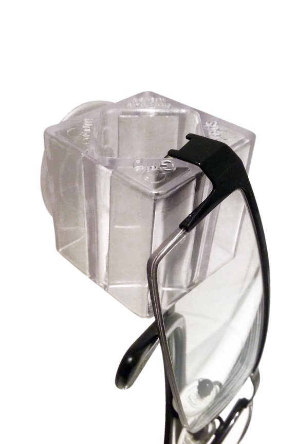 Portable Eyeglass Holder spexGrip ™  for Reading Glasses, Prescription Eyeglasses, Sunglasses, Blue Light Glasses. Any room in your Home, RV, Boat or Travel. Great Gift  2-Pack