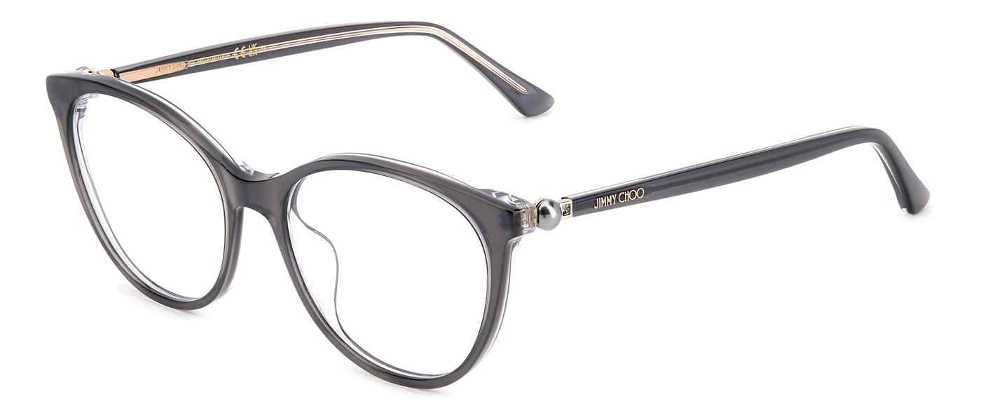 NEW JIMMY CHOO EYEGLASSES GRAY WOMEN EYEWEAR JIMMY CHOO JC378/G 0MF7 00 Jimmy Choo JC378G Womens Plastic Eyeglass Frame 0MF7 Prid  main image 2