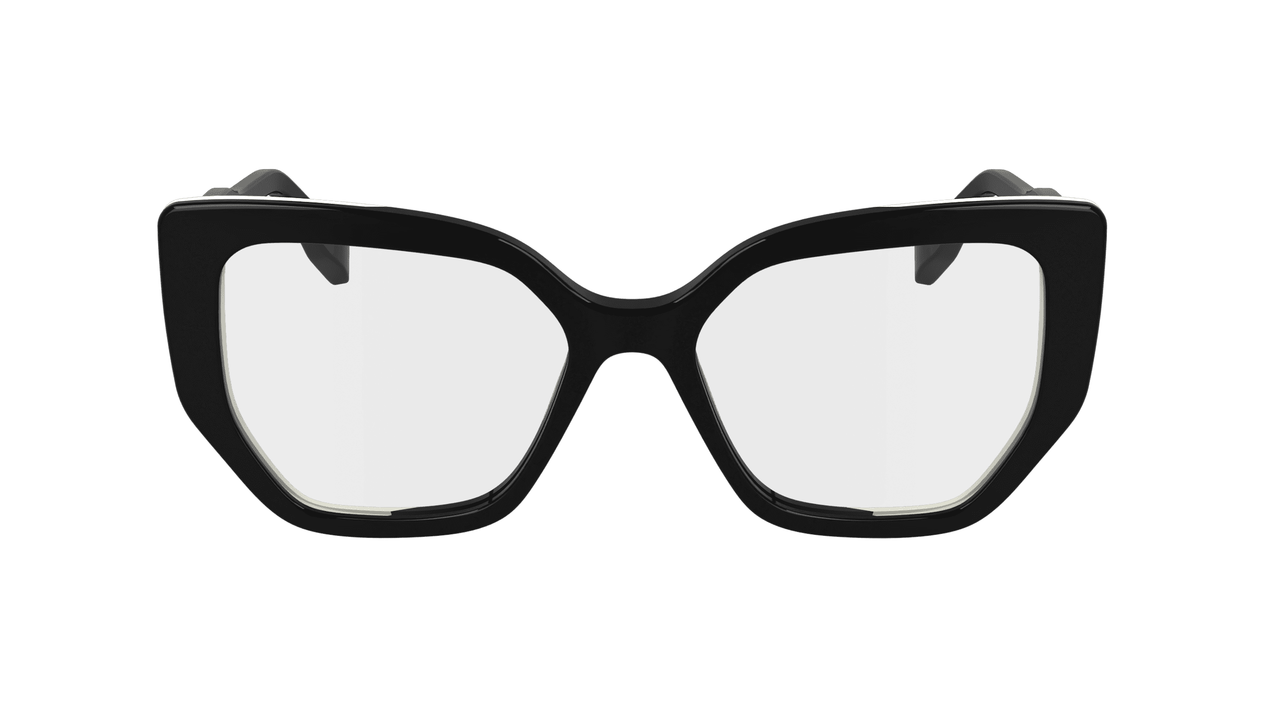 Karl Lagerfeld KL6174, Geometric acetate women BLACK WHITE