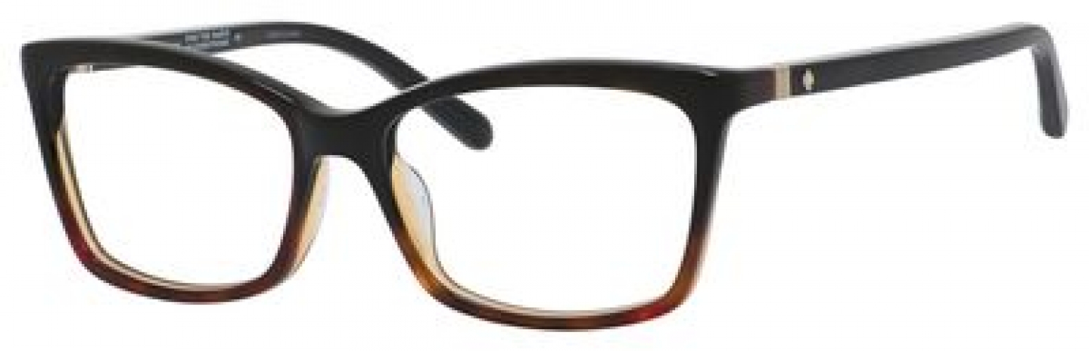 Eyeglasses Kate Spade CORTINA 0W4A Black Havana / 00 Demo Lens