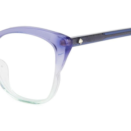 Kate Spade KS Laylani Plastic Womens Cat-Eye Eyeglasses Blue Green Fade 51mm Adult