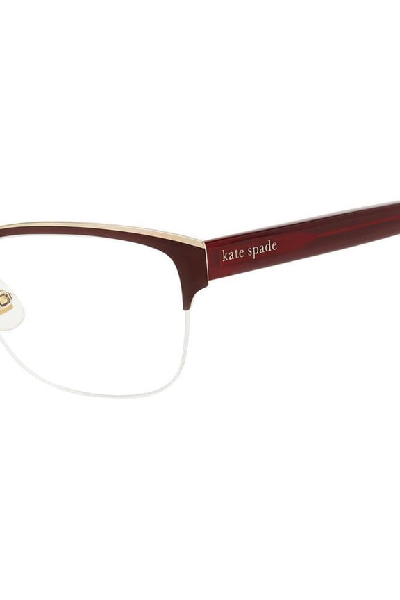 Kate Spade MARJORIE 00PA00 52mm Rectangle Eyeglass Frames Women's Red Pattern