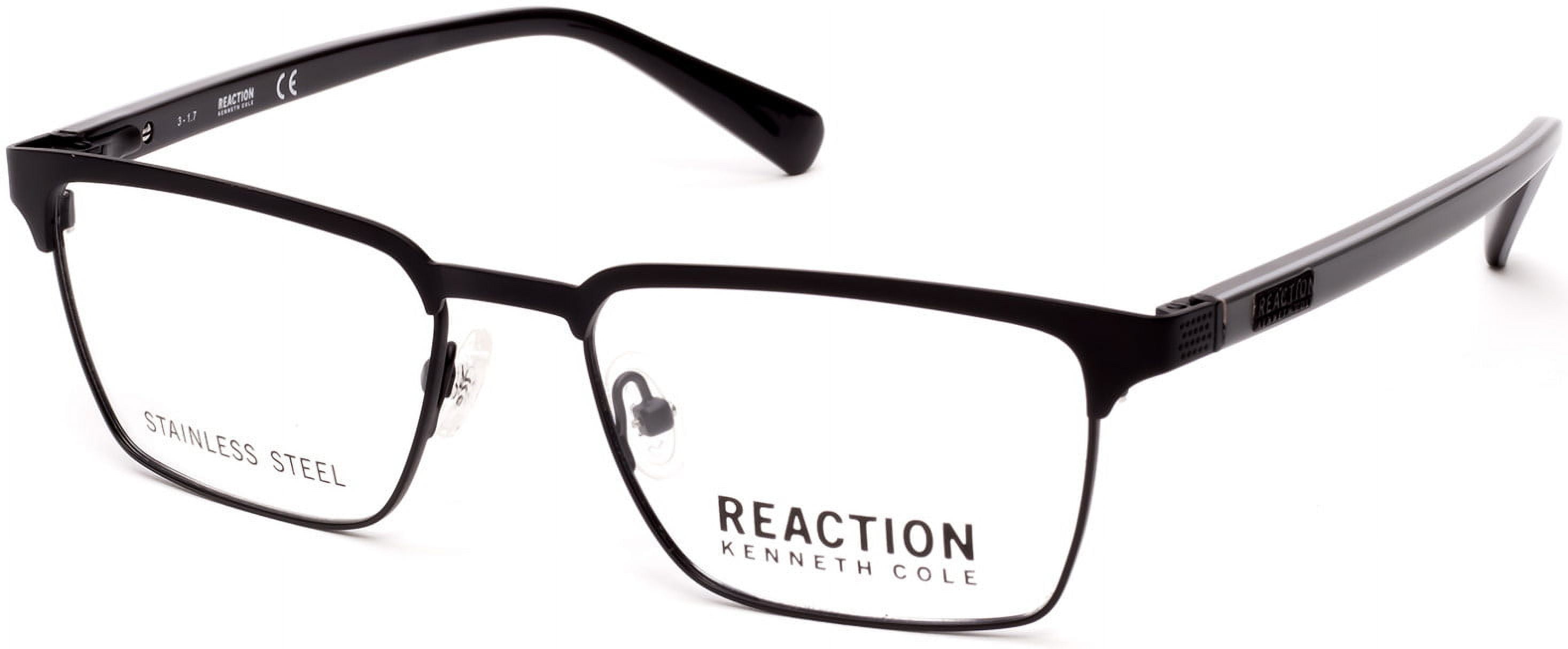 Lunettes De Soleil Kenneth Cole Réaction KC1297 01B – Femme – Monture Noire, Verres Gris