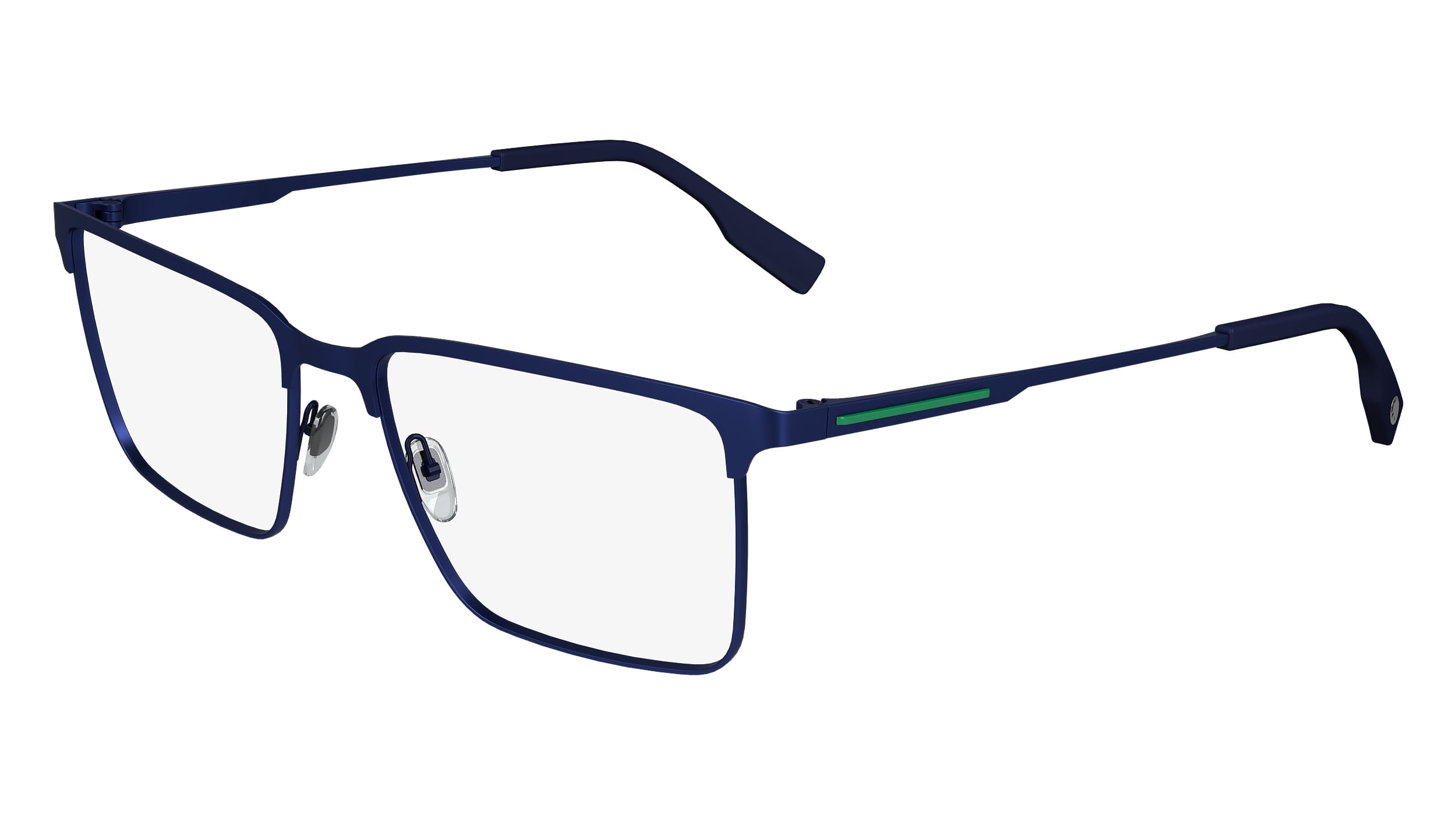 Lacoste キャットアイフレムメカネ L2983 662 Lacoste L2296 424 Men's Matte Blue Metal Full Rim Frame
