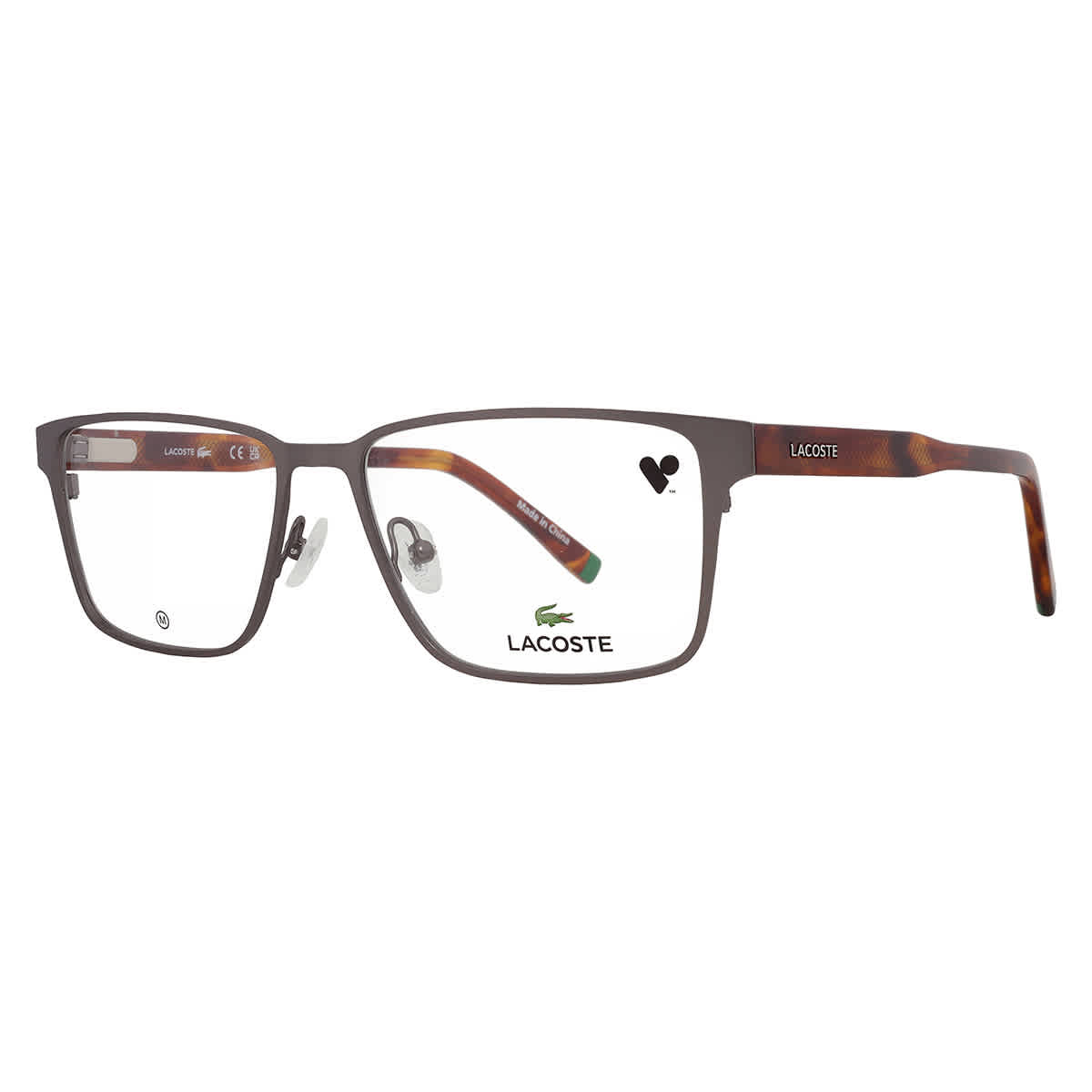 NEW LACOSTE L 2822 002 Marble Black Rose Eyeglasses 53mm with Lacoste Case Lacoste Frames in Vision Centers - Walmart.com main image 4