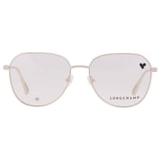 Longchamp Geometric Oval Eyeglasses LO2161 714 Gold 53mm