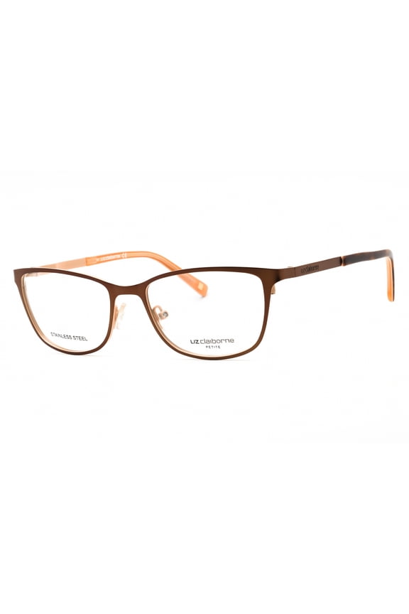 Eyeglasses Liz Claiborne 436 0FE4 Brown Peach / 00 Demo Lens
