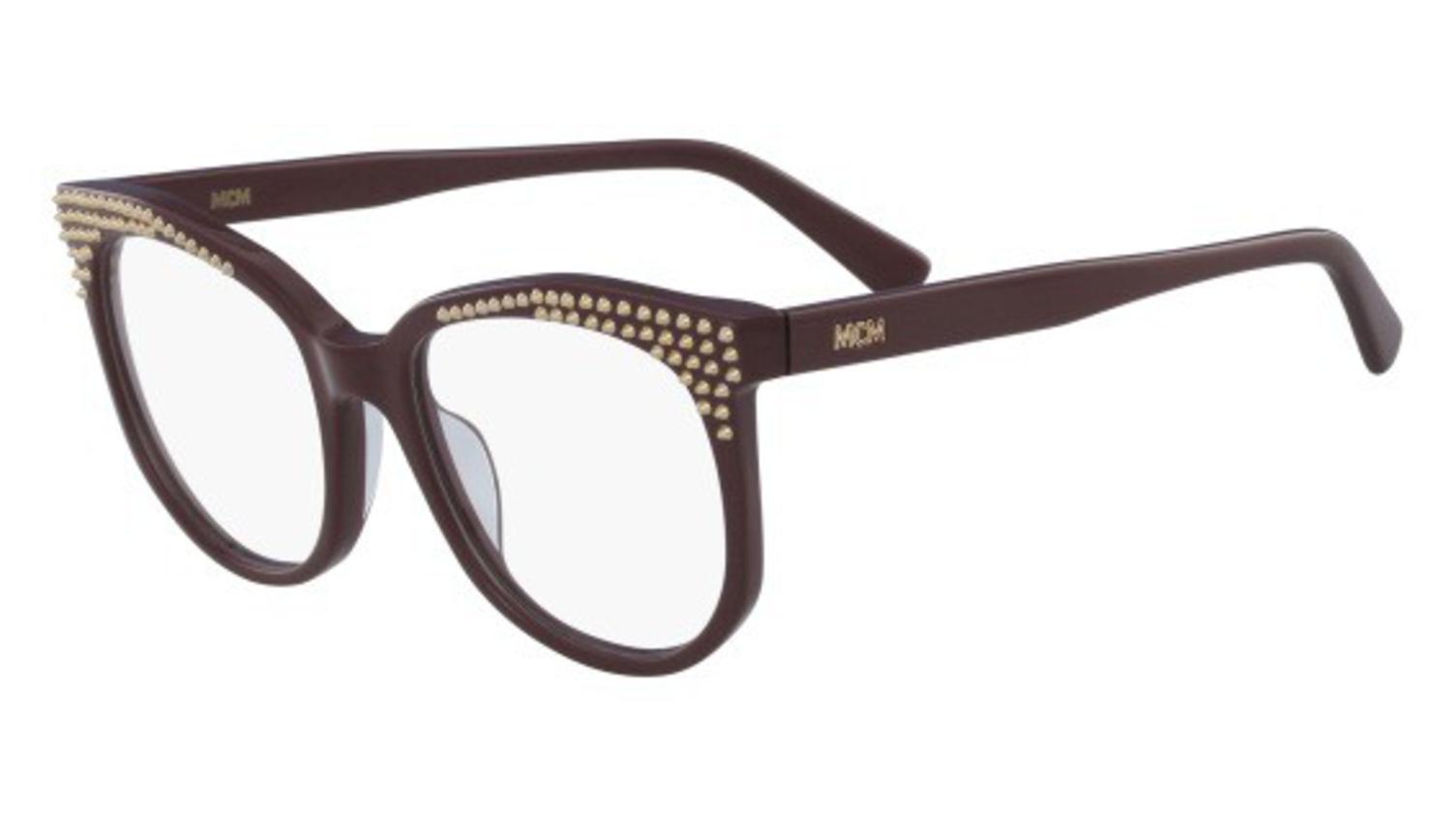 NEW MCM2632A 216 Striped Brown Eyeglasses 50mm with MCM Case MCM Eyeglasses MCM2659A 113 White Marble Oval Unisex  main image 3