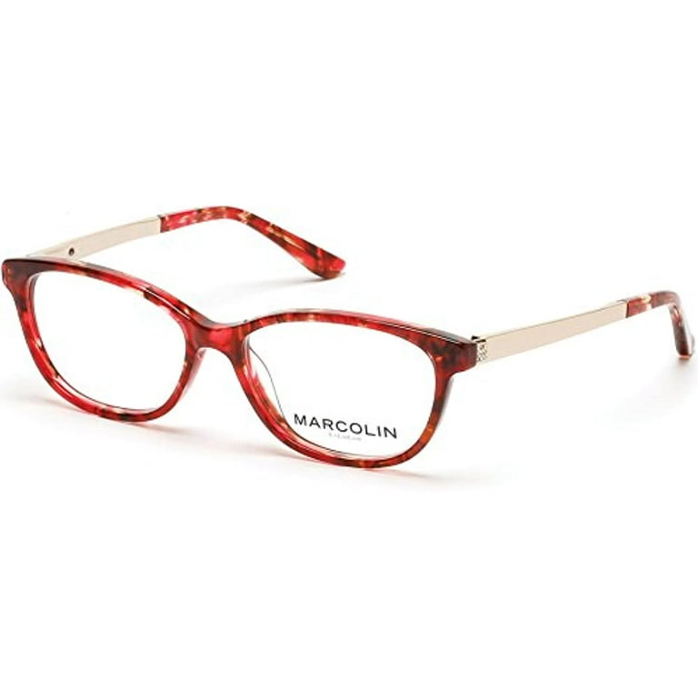 Eyeglasses Marcolin for women MA 5010 068 red cat eye 53-15-140 