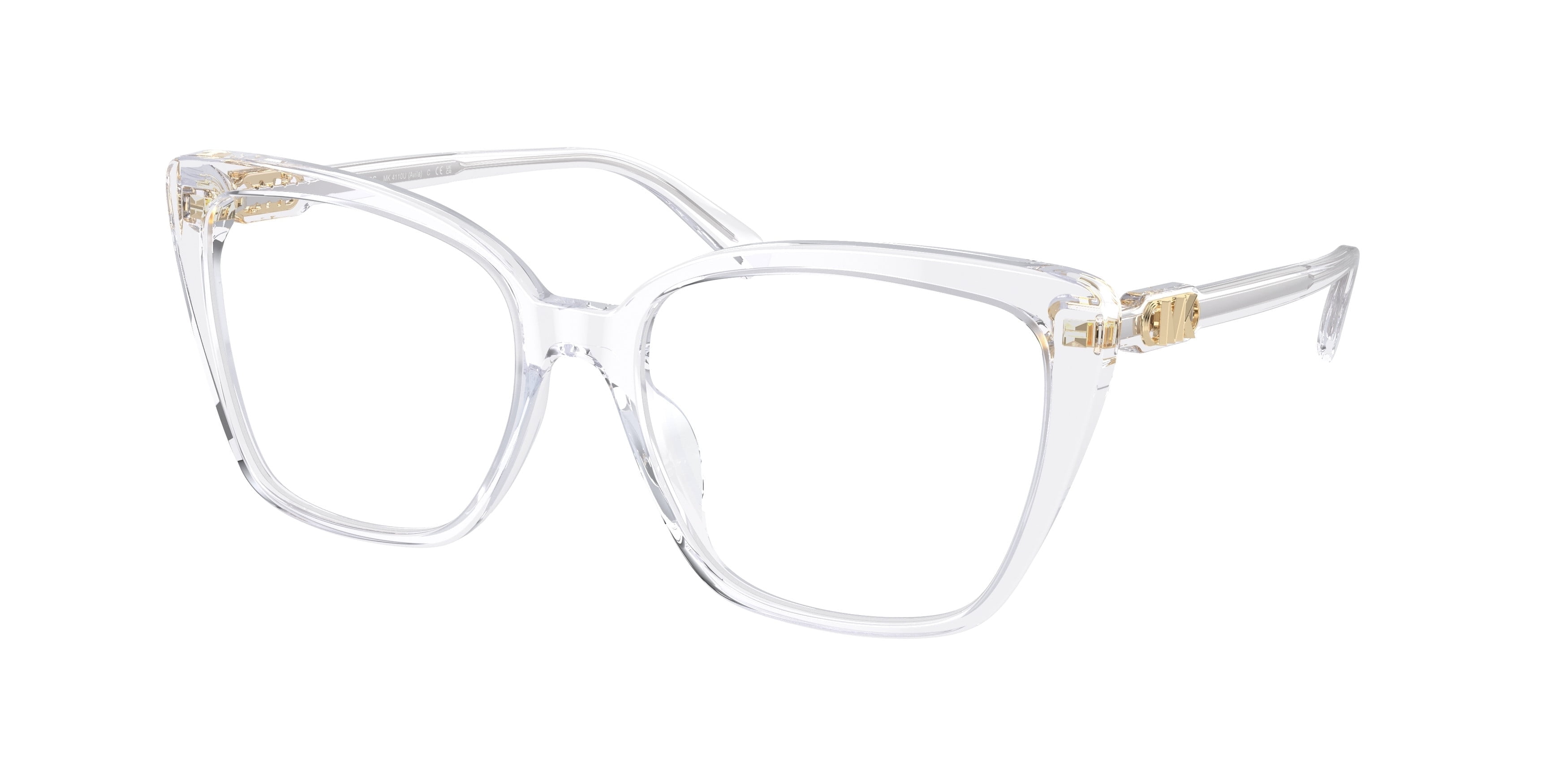Eyeglasses Michael Kors MK 4110 U 3957 Avila Clear Transparent
