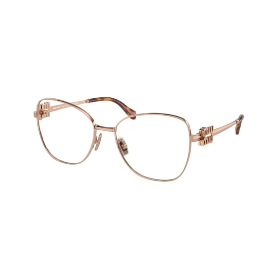 Miu Miu Women's 0Mu 50Xv Slight Cat-Eye Sunglasses Gold
