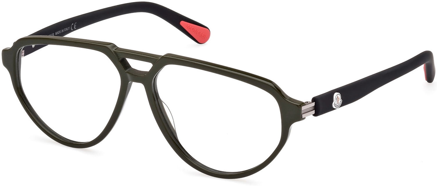 メガネ MONCLER Woman Optical frames Black ML5162 001 Eyeglasses Moncler ML 5162 001 Shiny Black - Walmart.com
