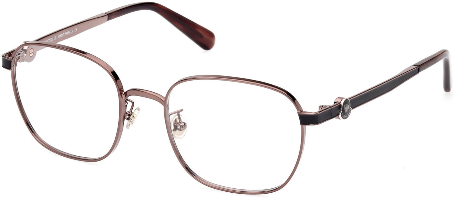 メガネ Moncler Glasses Frame ML5177H 016 Silver Unisex Eyeglasses Moncler ML 5177 -H 036 Shiny Dark Bronze